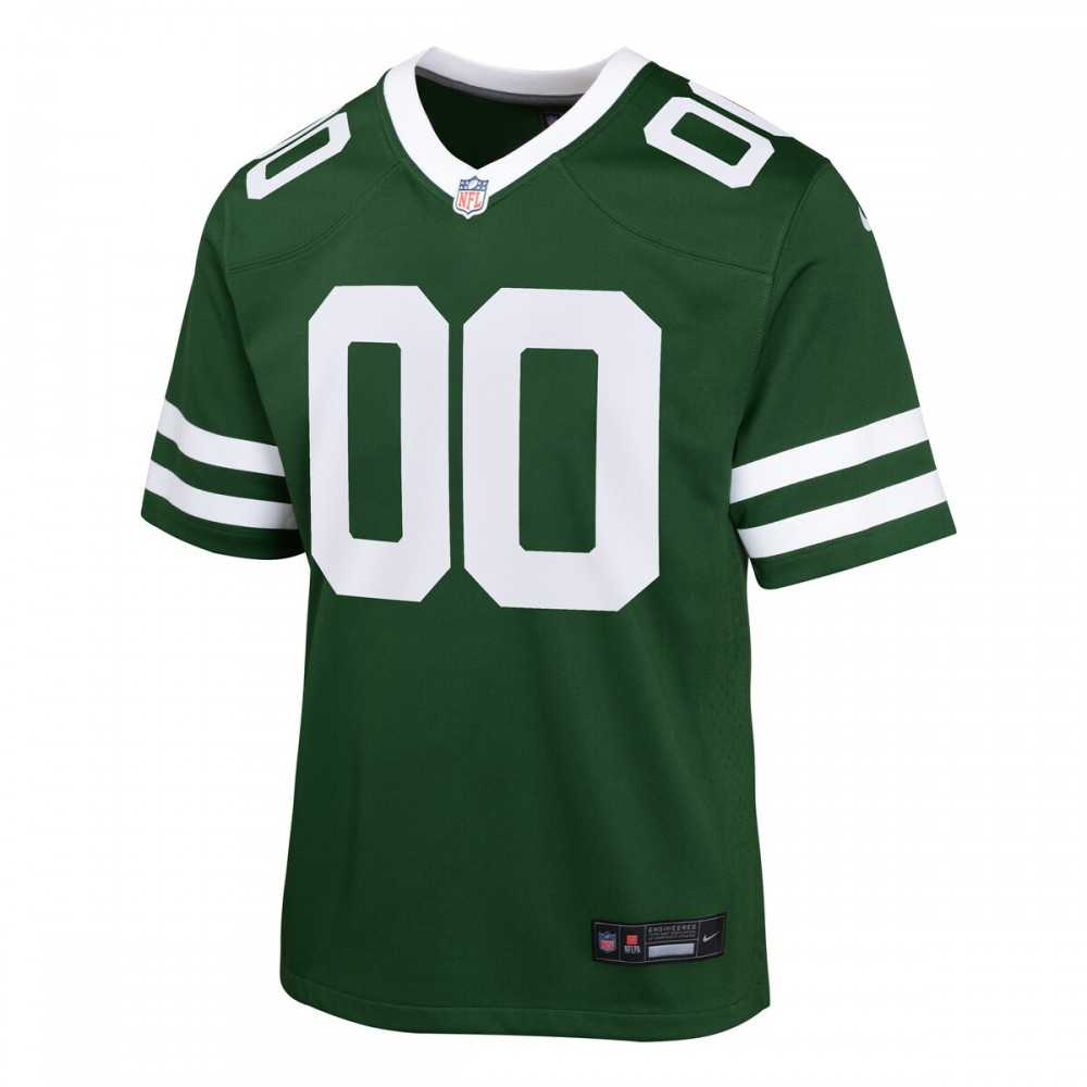 New York Jets Nike Youth Custom Game Jersey - Legacy Green-GridironStore